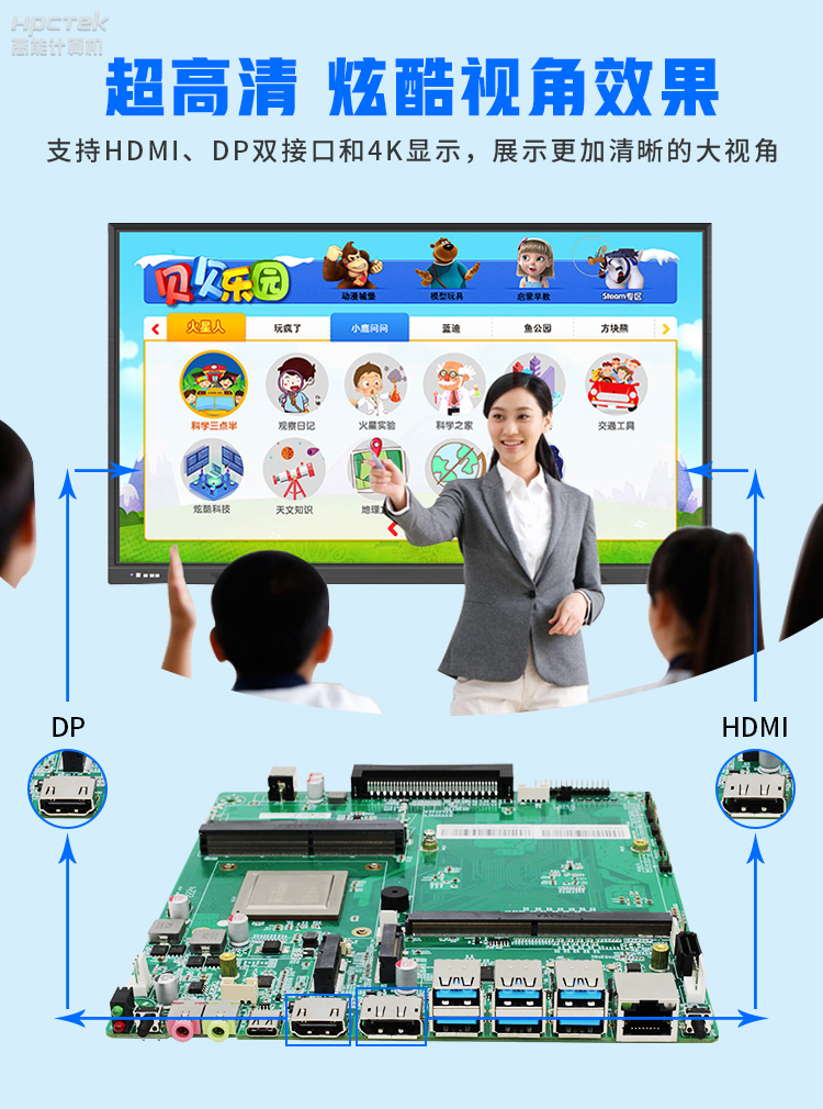 【高能計(jì)算機(jī)新品發(fā)布】飛騰D2000國產(chǎn)OPS主板，讓教育設(shè)備智慧融合！(圖5)